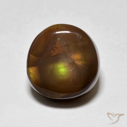 4.82ct Naturale Multicolore Agata di fuoco, Taglio a fantasia, Opaco