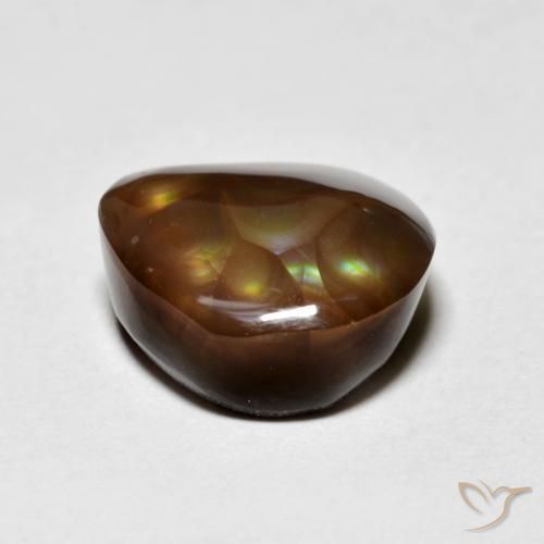 Agata di fuoco Multicolore naturale da 4.71 ct, Taglio a fantasia, Opaco