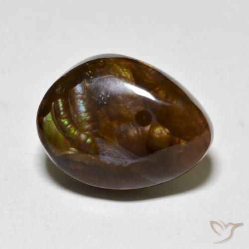 8.92ct Naturale Multicolore Agata di fuoco, Taglio a fantasia, Opaco