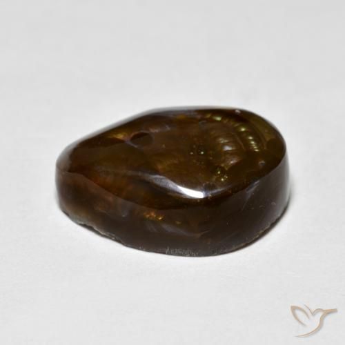 Agata di fuoco Multicolore naturale da 8.92 ct, Taglio a fantasia, Opaco