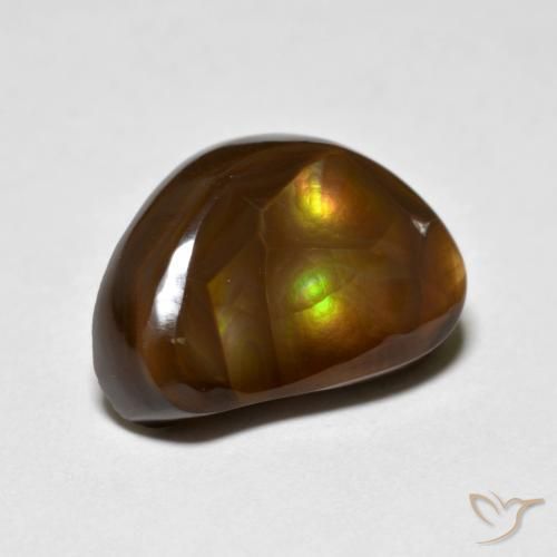 Agata di fuoco Multicolore naturale da 6.39 ct, Taglio a fantasia, Opaco