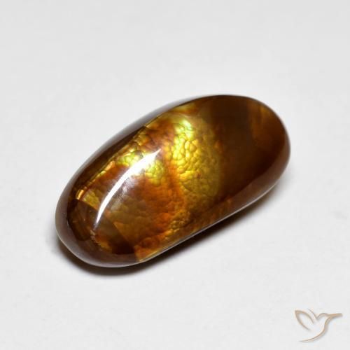 Agata di fuoco Multicolore naturale da 5.43 ct, Taglio a fantasia, Opaco