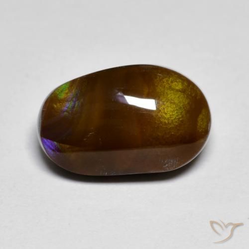 5.66ct Naturale Multicolore Agata di fuoco, Taglio a fantasia, Opaco