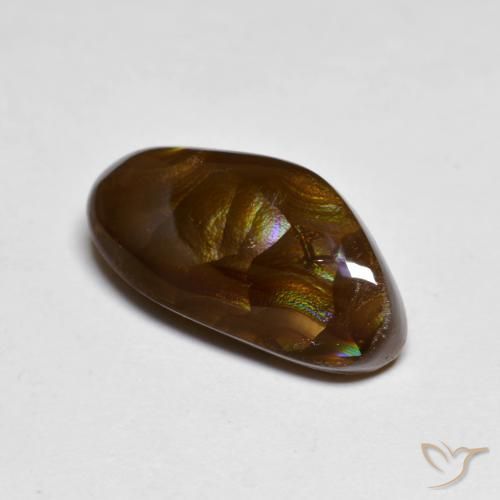 Agata di fuoco Multicolore naturale da 5.83 ct, Taglio a fantasia, Opaco