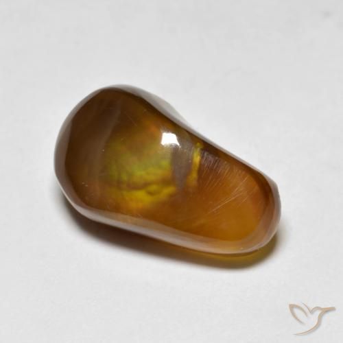 Agata di fuoco Multicolore naturale da 6.51 ct, Taglio a fantasia, Traslucido
