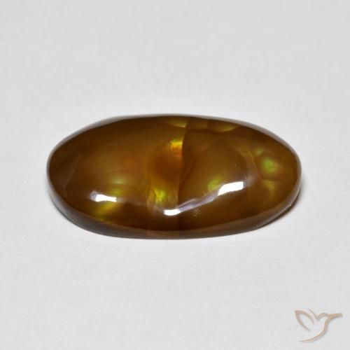 Agata di fuoco Multicolore naturale da 5.46 ct, Taglio a fantasia, Opaco