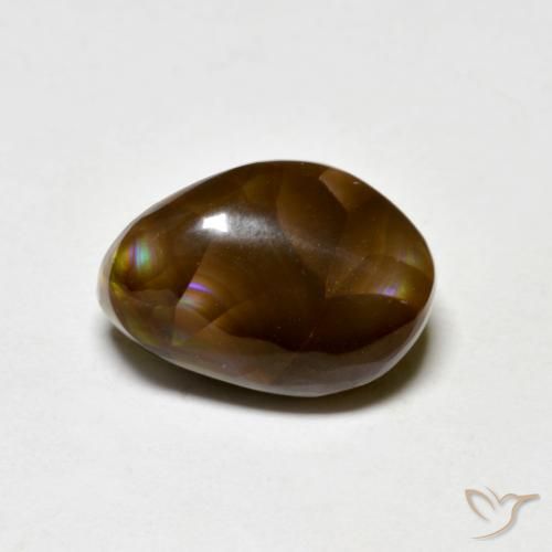 4.47ct Naturale Multicolore Agata di fuoco, Taglio a fantasia, Opaco