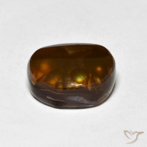 Agata di fuoco Multicolore naturale da 5.02 ct, Taglio a fantasia, Opaco