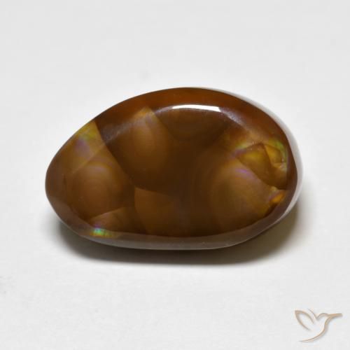 7.33ct Naturale Multicolore Agata di fuoco, Taglio a fantasia, Opaco