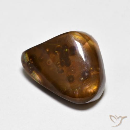 Agata di fuoco Multicolore naturale da 5.65 ct, Taglio a fantasia, Opaco