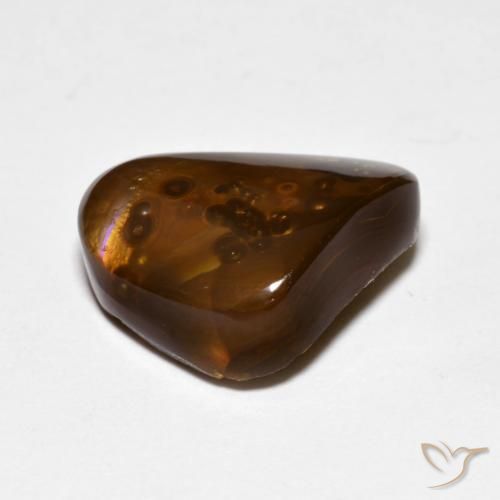 Agata di fuoco Multicolore naturale da 5.65 ct, Taglio a fantasia, Opaco