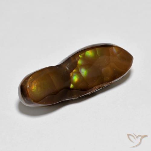 Agata di fuoco Multicolore naturale da 6.34 ct, Taglio a fantasia, Opaco