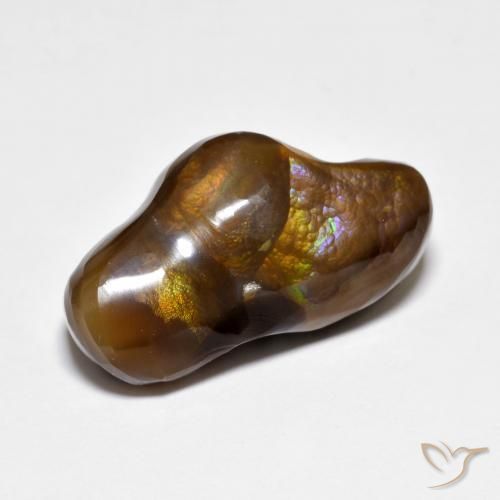 Agata di fuoco Multicolore naturale da 8.88 ct, Taglio a fantasia, Opaco