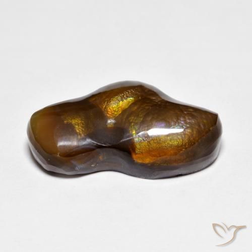 Agata di fuoco Multicolore naturale da 8.88 ct, Taglio a fantasia, Opaco