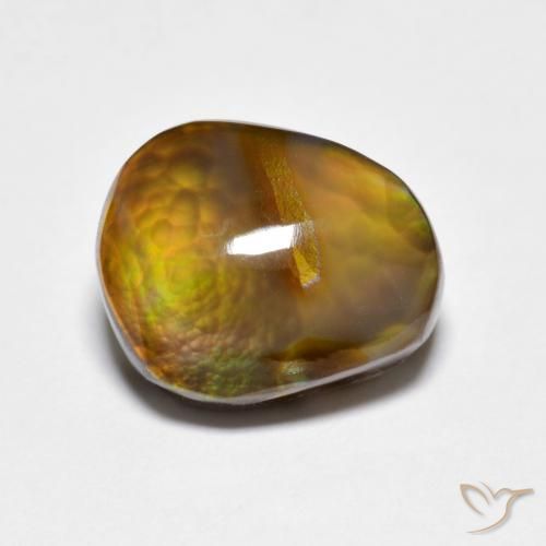 Agata di fuoco Multicolore naturale da 5.37 ct, Taglio a fantasia, Opaco