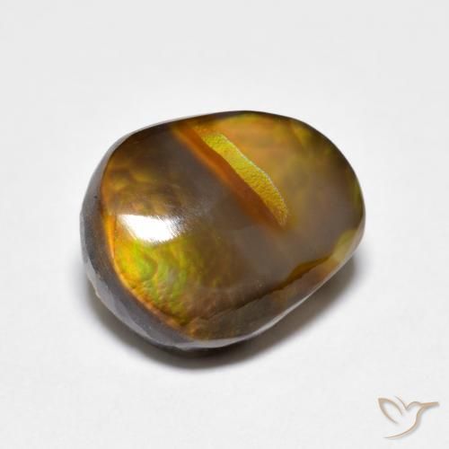 Agata di fuoco Multicolore naturale da 5.37 ct, Taglio a fantasia, Opaco