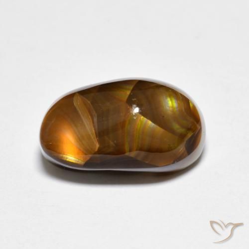 3.99ct Naturale Multicolore Agata di fuoco, Taglio a fantasia, Opaco