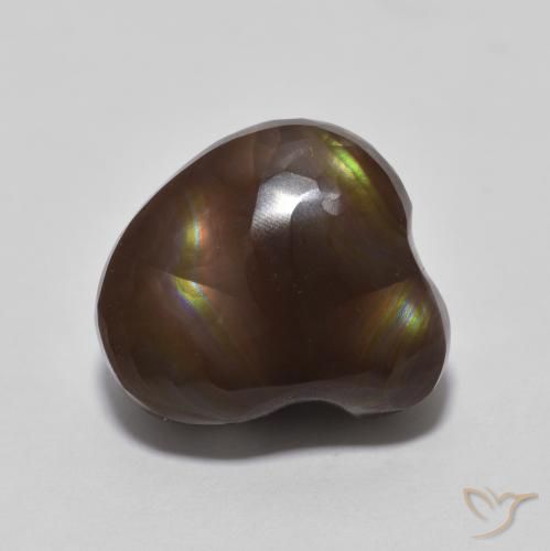 5.36ct Naturale Multicolore Agata di fuoco, Taglio a fantasia, Opaco
