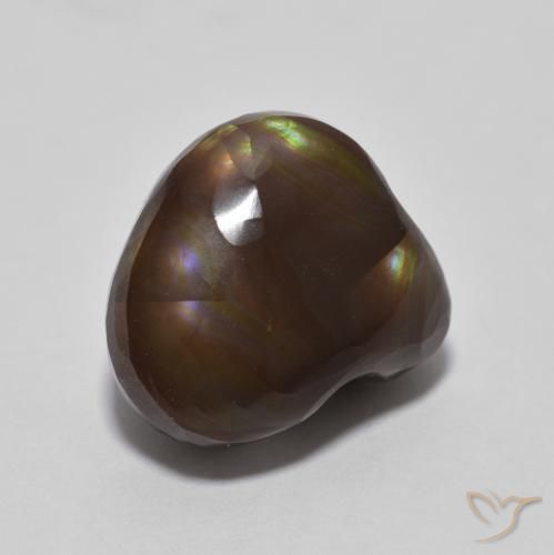 Agata di fuoco Multicolore naturale da 5.36 ct, Taglio a fantasia, Opaco