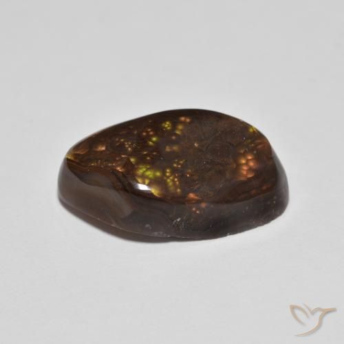 Agata di fuoco Multicolore naturale da 8.77 ct, Taglio a fantasia, Opaco