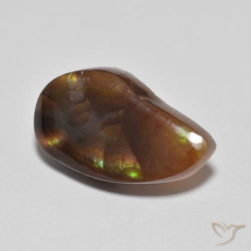 Agata di fuoco Multicolore naturale da 6.04 ct, Taglio a fantasia, Traslucido