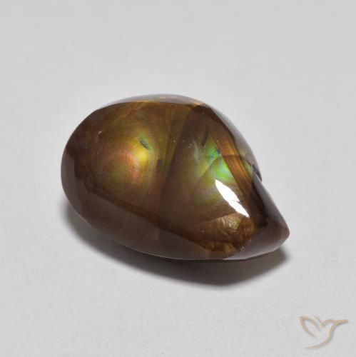 Agata di fuoco Multicolore naturale da 4.02 ct, Taglio a fantasia, Opaco