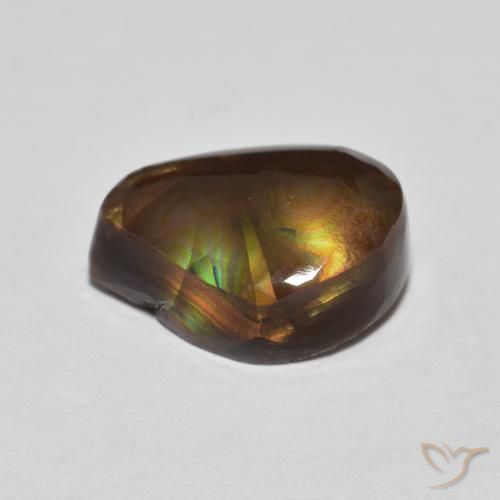 Agata di fuoco Multicolore naturale da 4.02 ct, Taglio a fantasia, Opaco