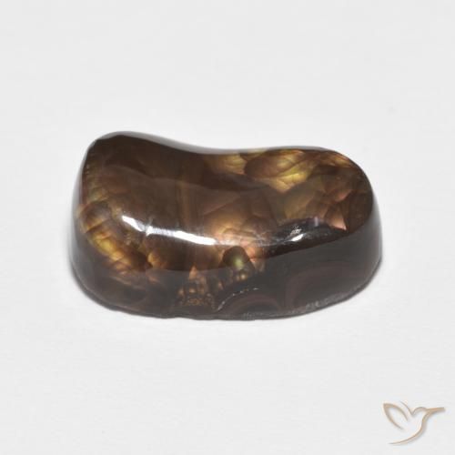 Agata di fuoco Multicolore naturale da 6.46 ct, Taglio a fantasia, Traslucido