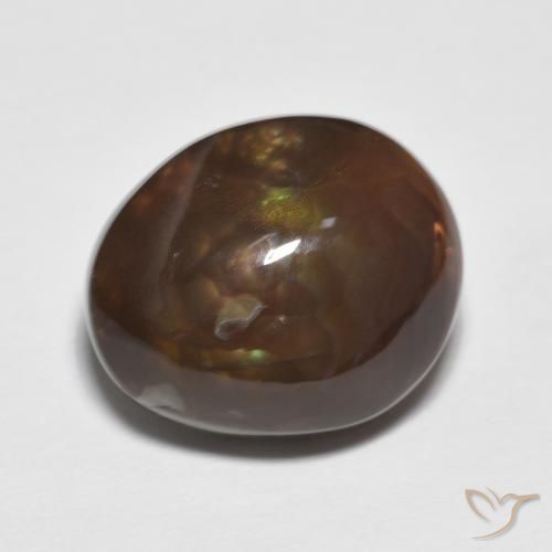 Agata di fuoco Multicolore naturale da 7.39 ct, Taglio a fantasia, Opaco