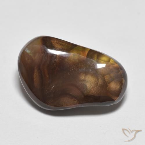 7.98ct Naturale Multicolore Agata di fuoco, Taglio a fantasia, Opaco