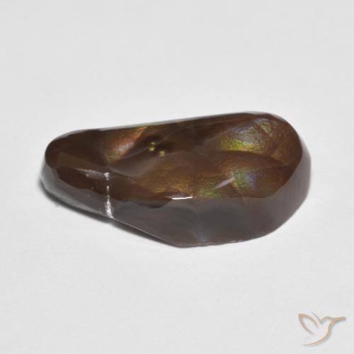 Agata di fuoco Multicolore naturale da 7.32 ct, Taglio a fantasia, Opaco