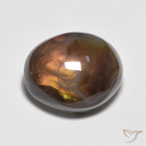 7.19ct Naturale Multicolore Agata di fuoco, Taglio a fantasia, Opaco