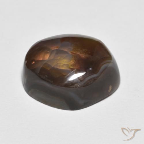 Agata di fuoco Multicolore naturale da 7.19 ct, Taglio a fantasia, Opaco