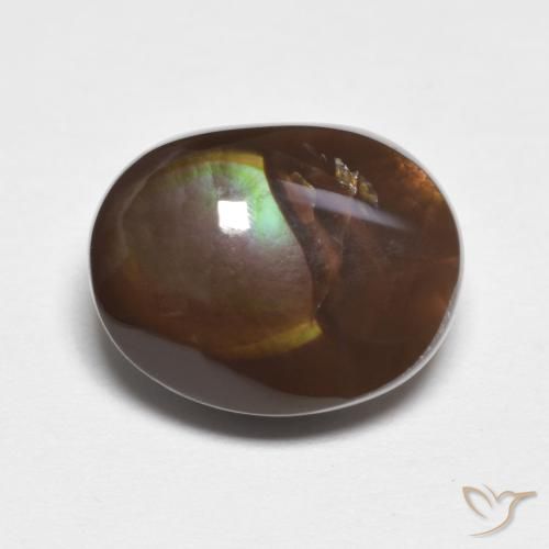 Agata di fuoco Multicolore naturale da 5.94 ct, Taglio a fantasia, Opaco