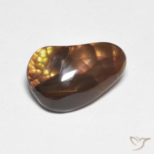 Agata di fuoco Multicolore naturale da 2.61 ct, Taglio a fantasia, Opaco