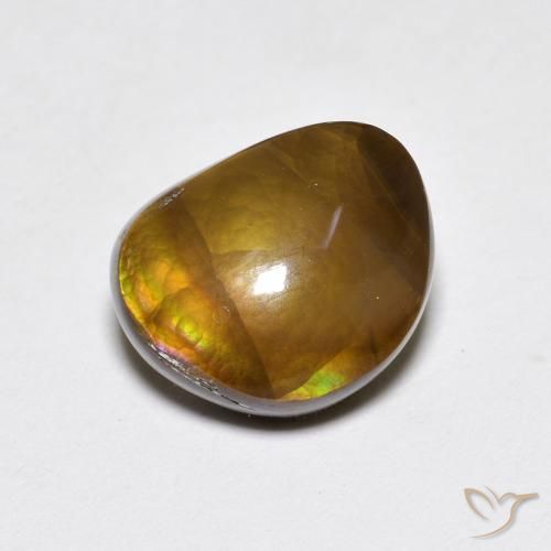 3.18ct Naturale Multicolore Agata di fuoco, Taglio a fantasia, Opaco