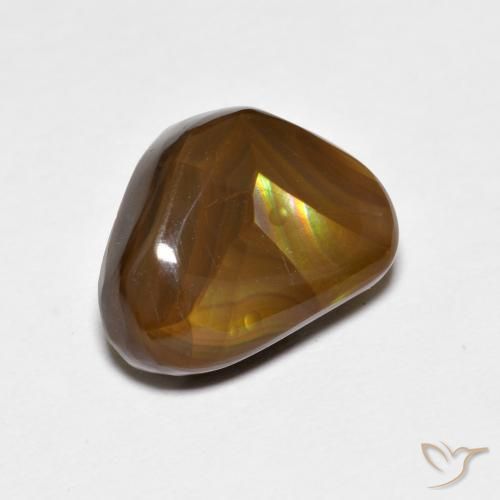 Agata di fuoco Multicolore naturale da 4.19 ct, Taglio a fantasia, Opaco