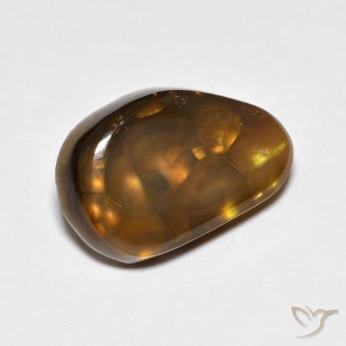 Agata di fuoco Multicolore naturale da 5.21 ct, Taglio a fantasia, Opaco