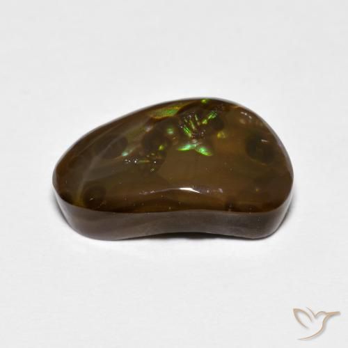 Agata di fuoco Multicolore naturale da 4.62 ct, Taglio a fantasia, Opaco