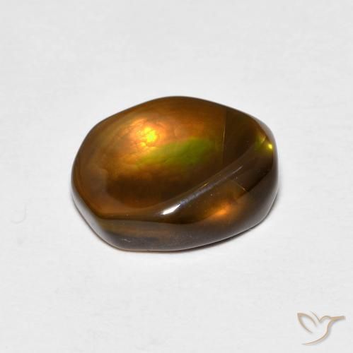 Agata di fuoco Multicolore naturale da 2.46 ct, Taglio a fantasia, Opaco