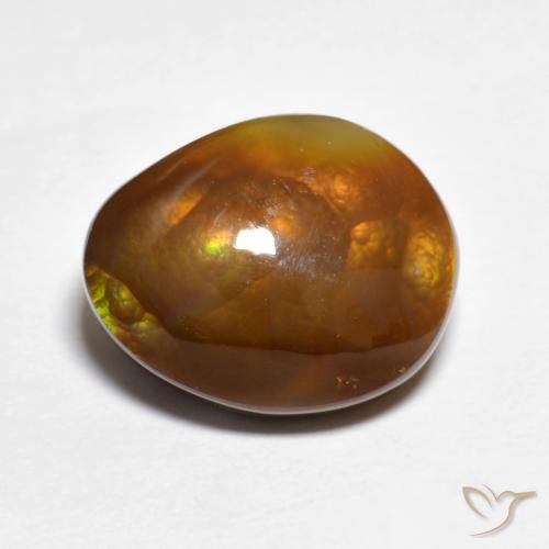 7.50ct Naturale Multicolore Agata di fuoco, Taglio a fantasia, Traslucido