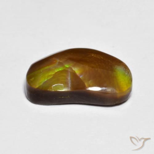 Agata di fuoco Multicolore naturale da 4.95 ct, Taglio a fantasia, Opaco