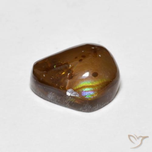 Agata di fuoco Multicolore naturale da 3.16 ct, Taglio a fantasia, Opaco