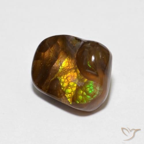 Agata di fuoco Multicolore naturale da 2.60 ct, Taglio a fantasia, Opaco