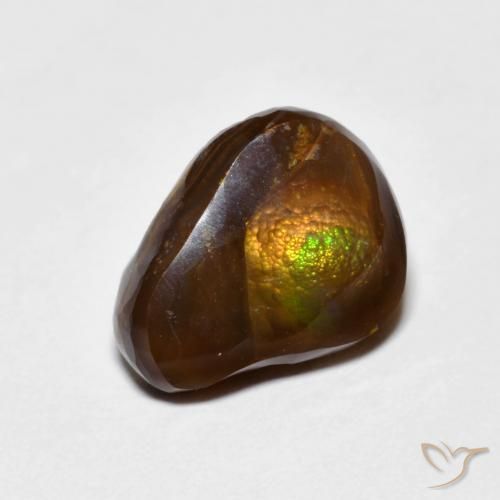 Agata di fuoco Multicolore naturale da 4.55 ct, Taglio a fantasia, Opaco