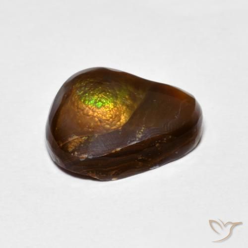 Agata di fuoco Multicolore naturale da 4.55 ct, Taglio a fantasia, Opaco