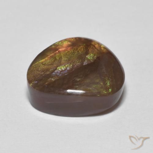 Agata di fuoco Multicolore naturale da 4.21 ct, Taglio a fantasia, Opaco