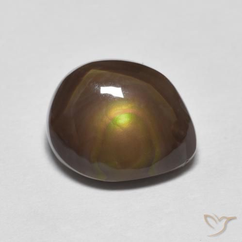3.53ct Naturale Multicolore Agata di fuoco, Taglio a fantasia, Opaco