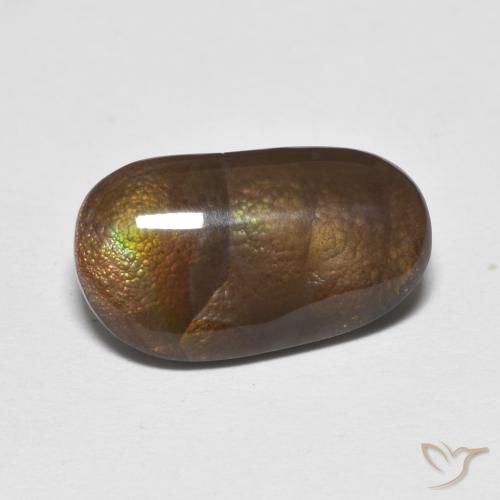 3.82ct Naturale Multicolore Agata di fuoco, Taglio a fantasia, Opaco