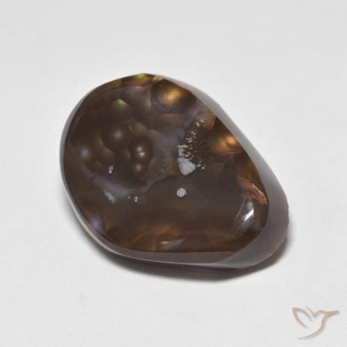 Agata di fuoco Multicolore naturale da 9.24 ct, Taglio a fantasia, Opaco